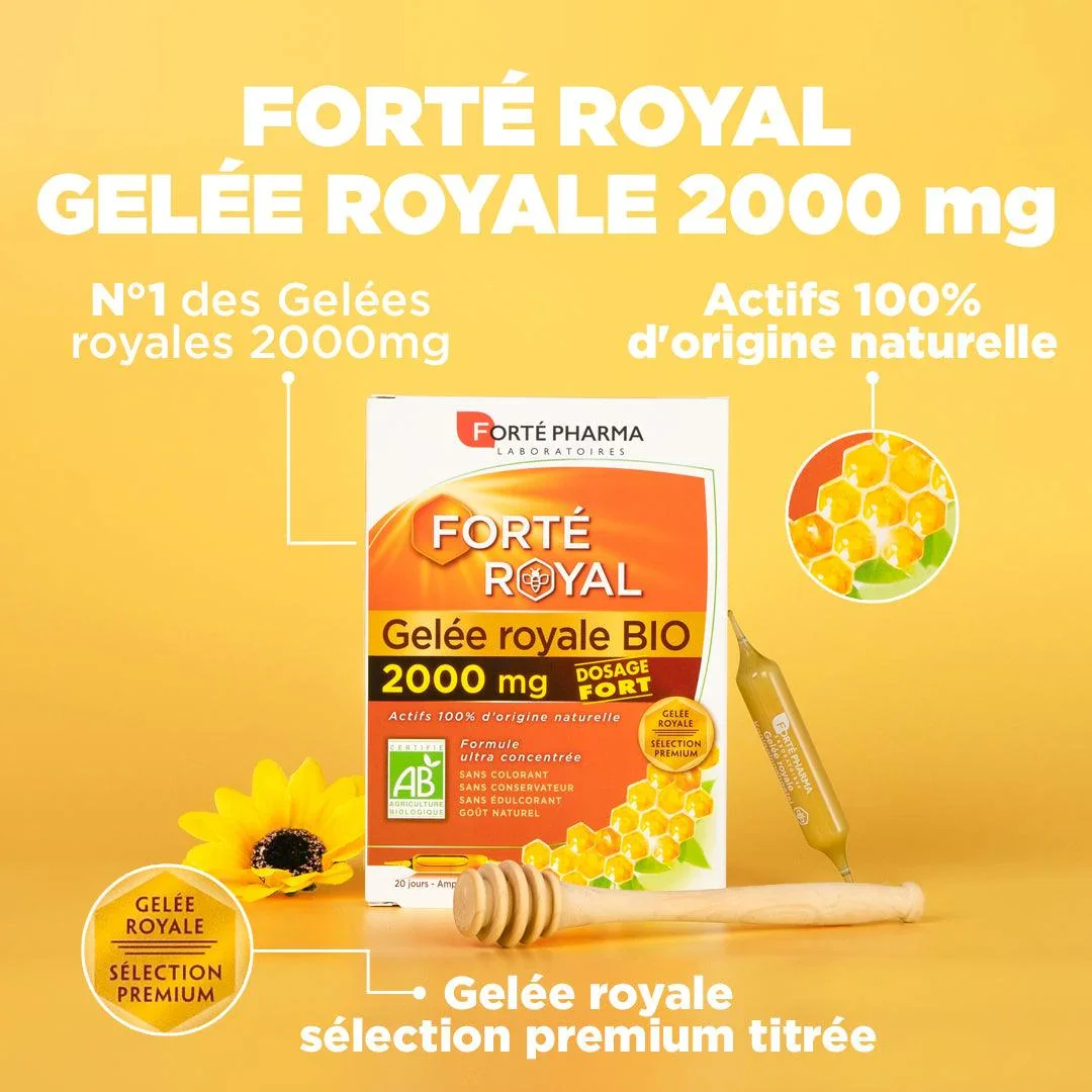 Forté Royal Gelée Royale Bio 2000 mg - Image 3