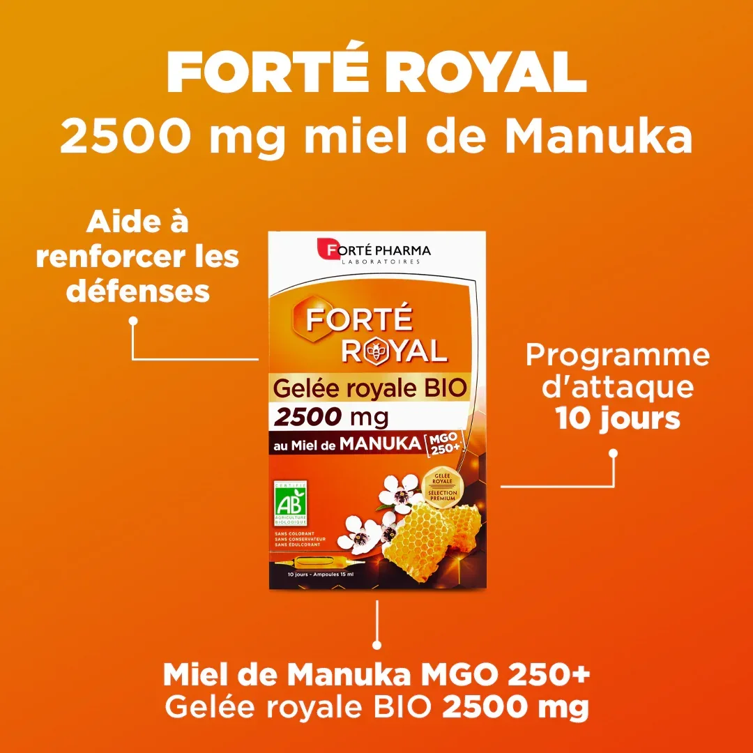 Gelée Royale 2500 mg au miel de Manuka - Image 3