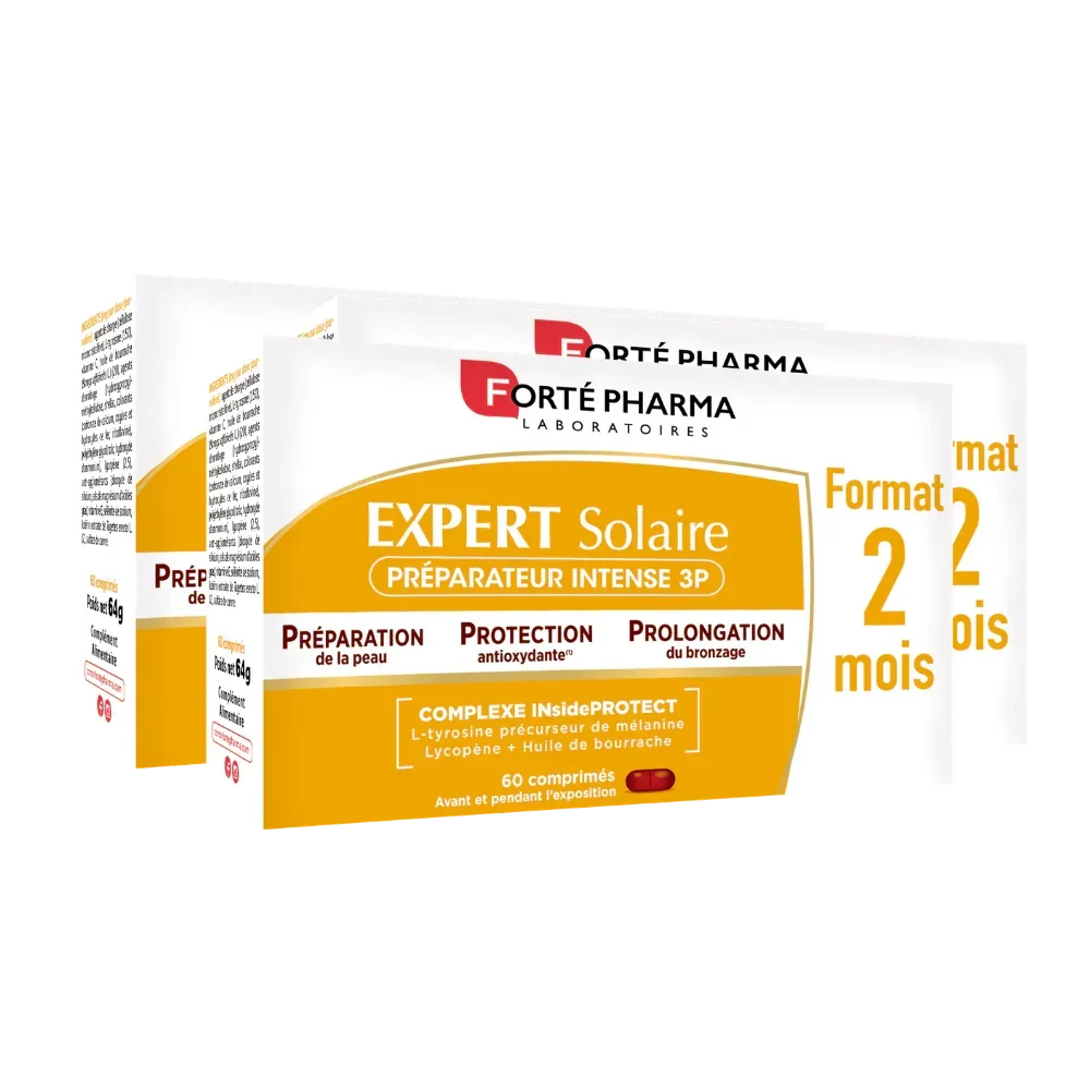 Lot de 3 Expert Solaire Préparateur Intense 3P