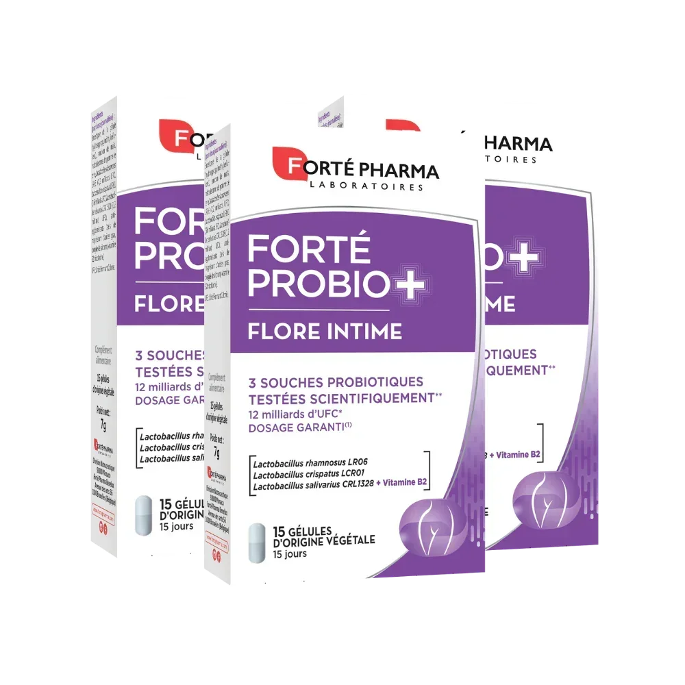 Lot de 3 FORTÉPROBIO+ Flore Intime