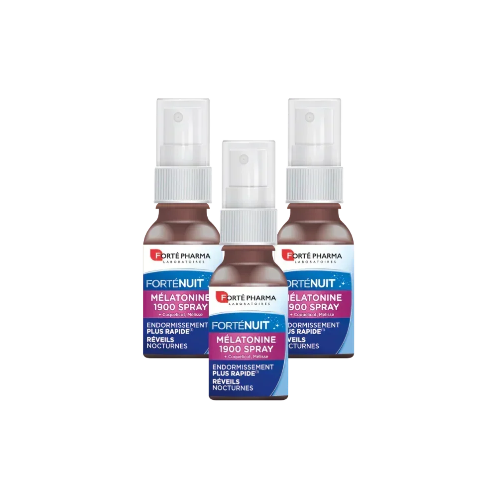 Lot de 3 Mélatonine Spray 1900