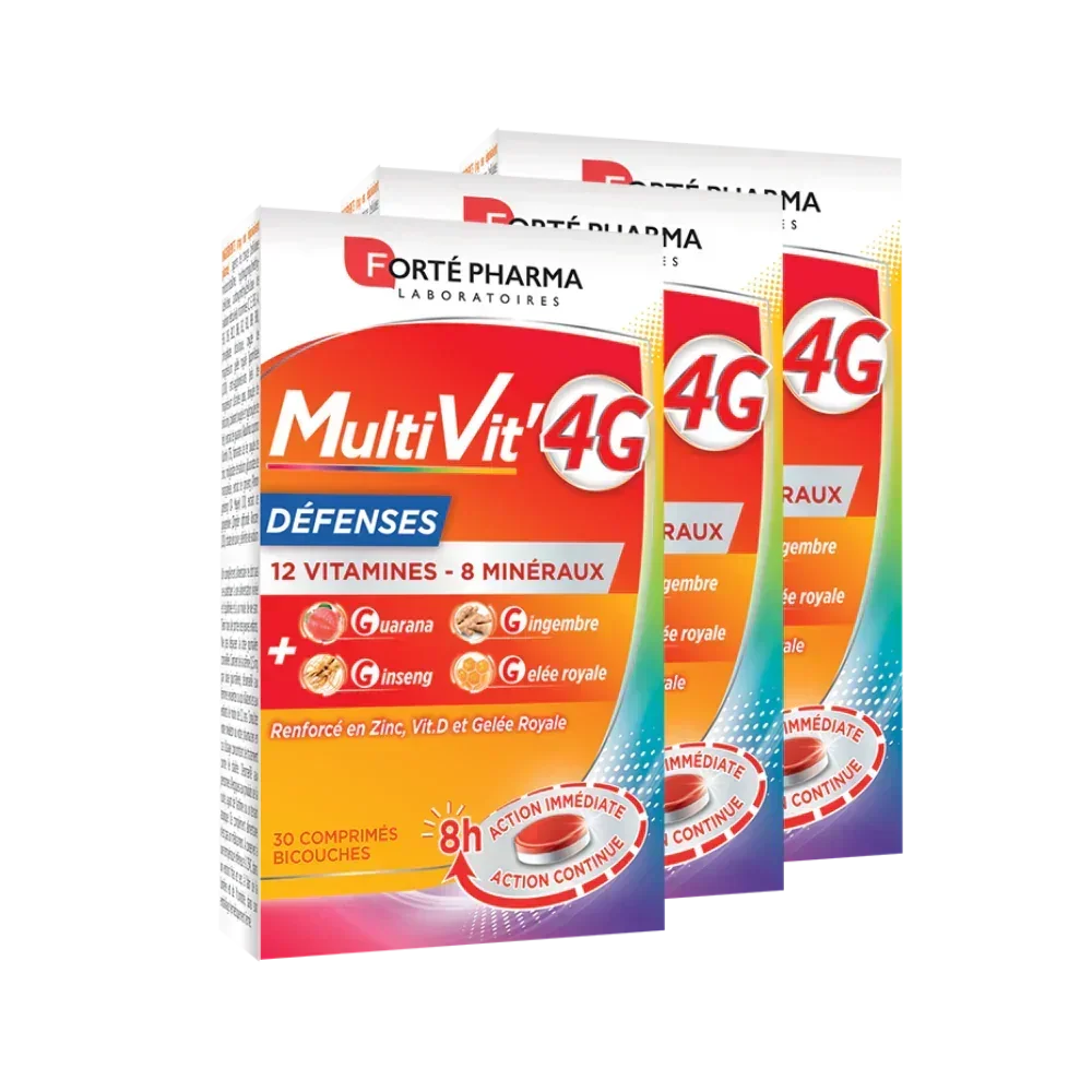 Lot de 3 MultiVit'4G Défenses