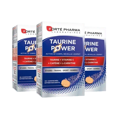 Lot de 3 Taurine Power 30 comprimés
