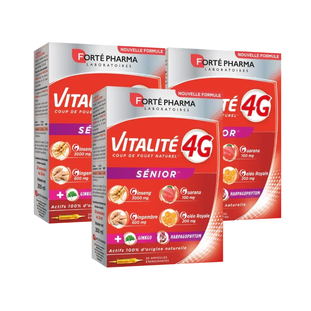 Lot de 3 Vitalité 4G Sénior