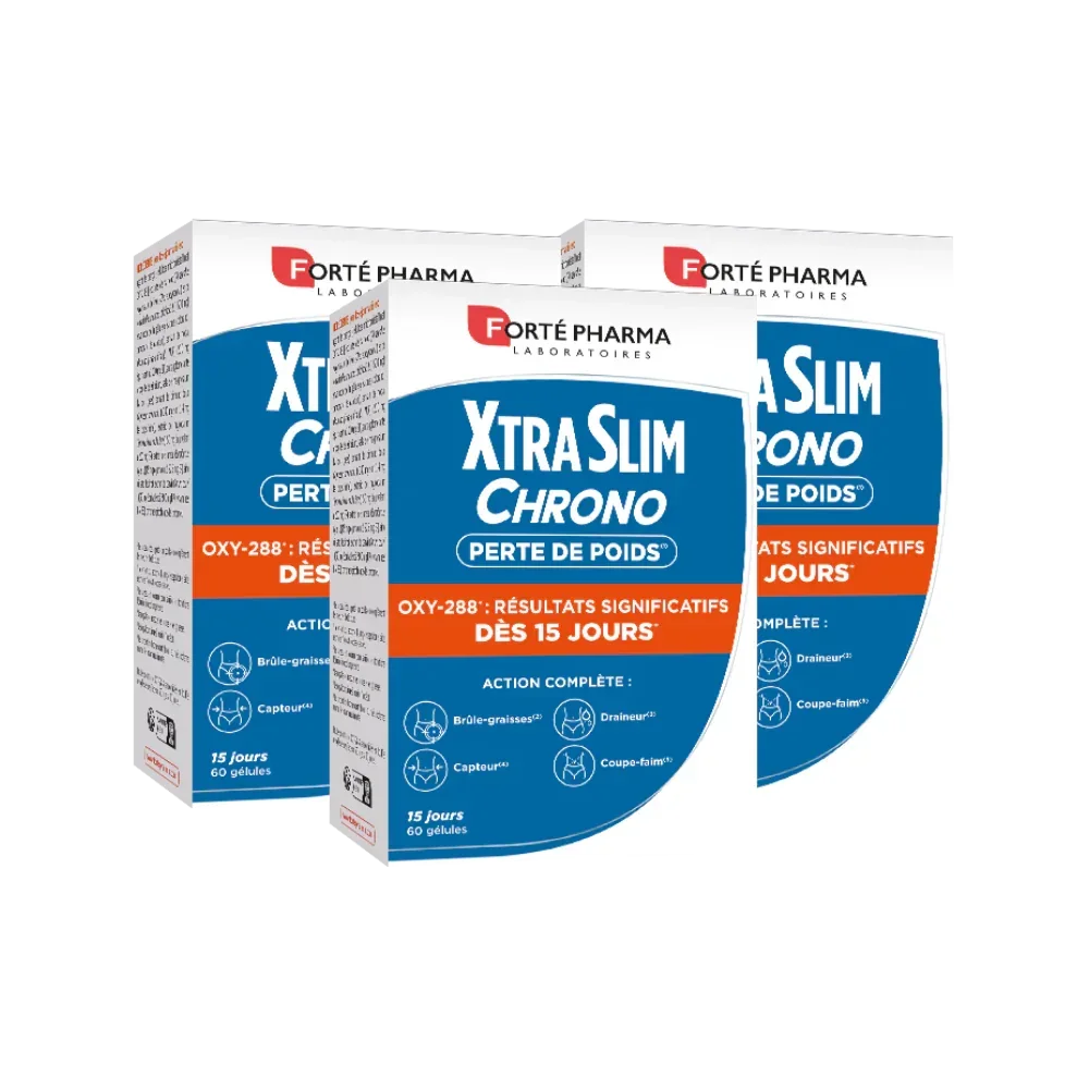 Lot de 3 XtraSlim Chrono