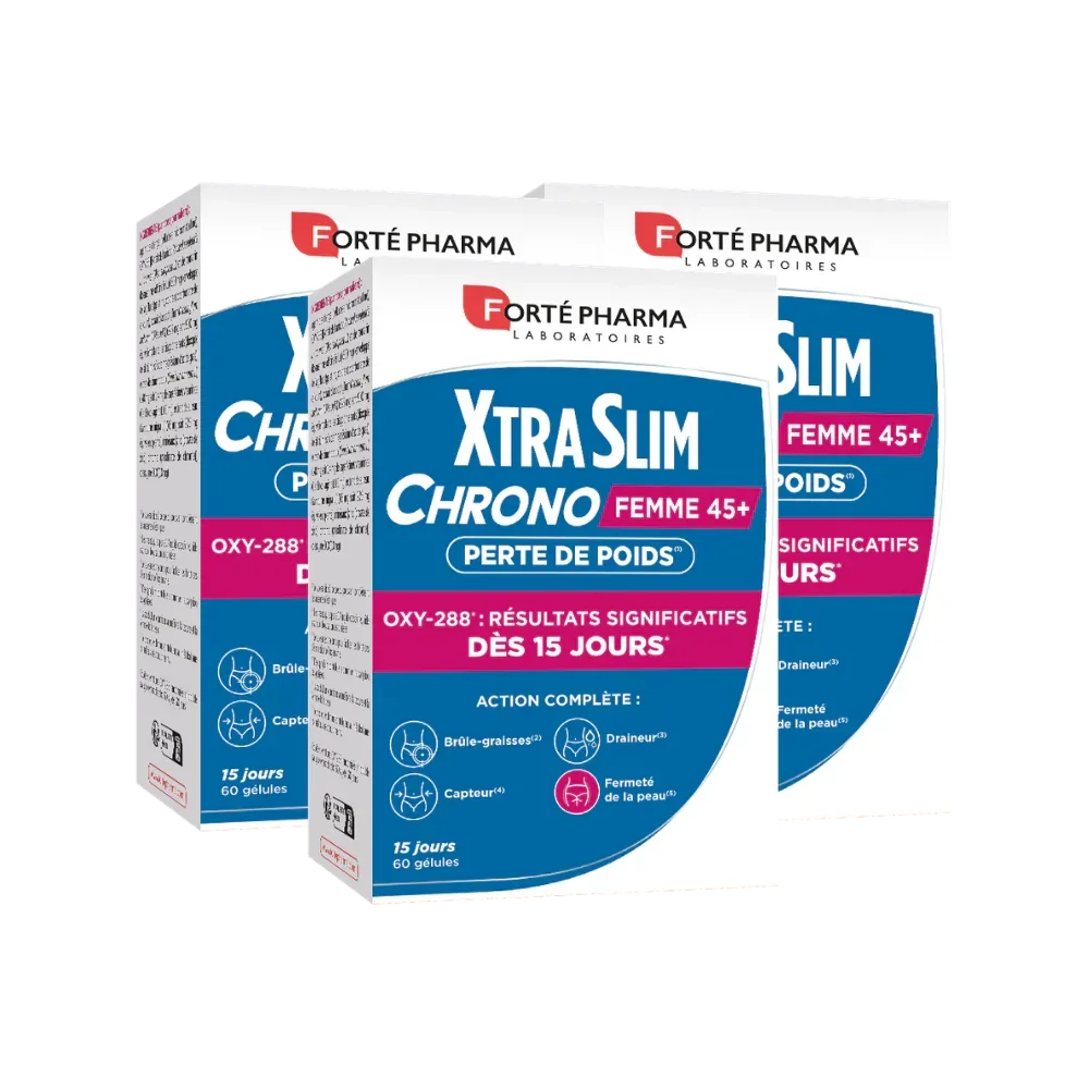 Lot de 3 XtraSlim Chrono Femme 45+