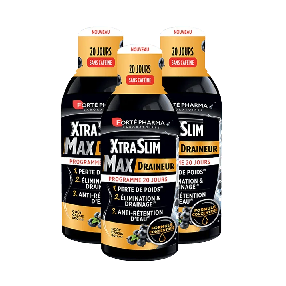 Lot de 3 XtraSlim Max Draineur