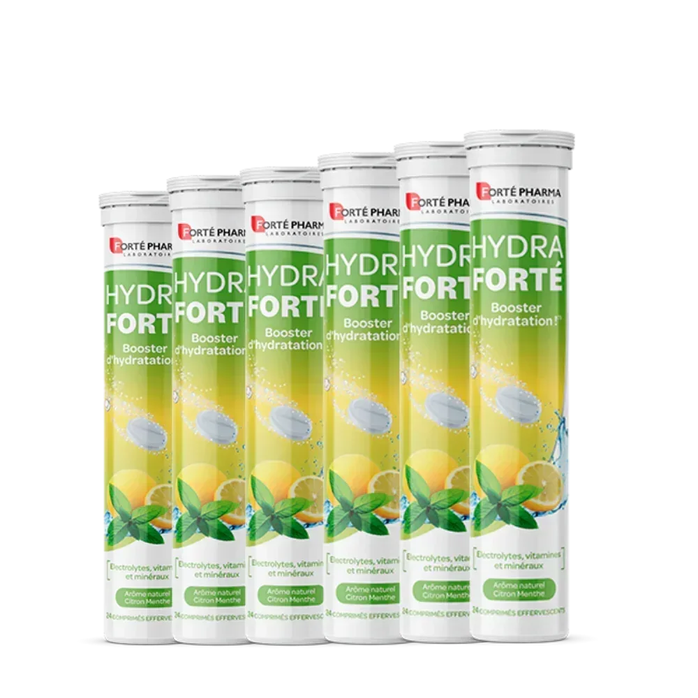 Lot de 6 Hydra Forté Citron Menthe
